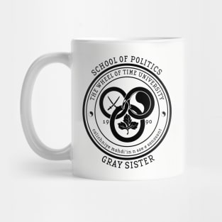 The Wheel of Time University - School of Politics (Gray Sister) Mug